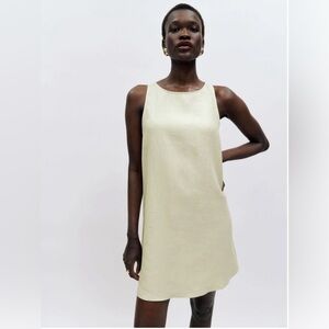 Reformation Jessi Linen Mini Dress